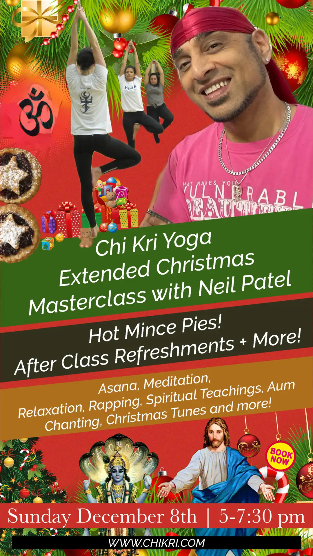 Chi Kri Yoga Extended Christmas Masterclass with Neil Patel